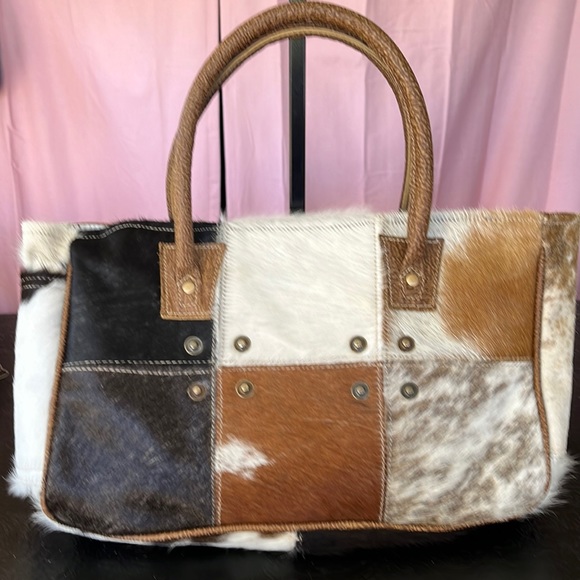 Myra Bag Handbags - Myra Bag in Pony hair tote